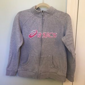 Women’s full zip ASICS sweatshirt.  Great shape